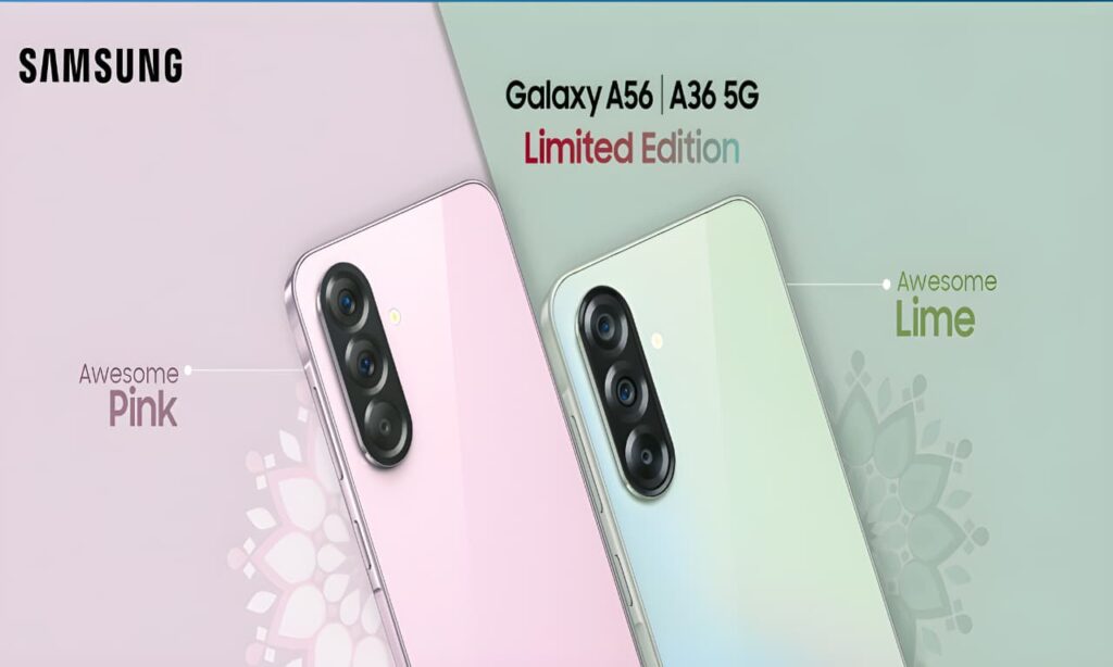 Samsung Galaxy A56 5G और Galaxy A36 5G के नए रंगों ने मचाया तहलका: जानें फीचर्स, कीमत और खरीदने की वजह