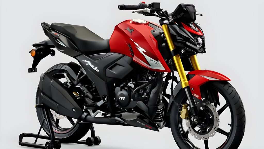 TVS Apache RTR 160: ₹1.08 लाख में स्पोर्टी लुक और बेहतरीन परफॉर्मे