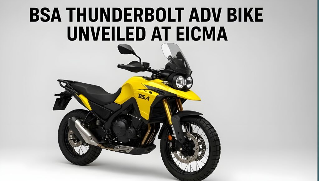 BSA Thunderbolt ADV: एक नई एडवेंचर बाइक, जो पुरानी शान को नए अंदाज में लेकर आई है